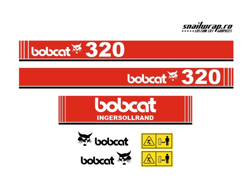 Stickere autocolante Bobcat 320