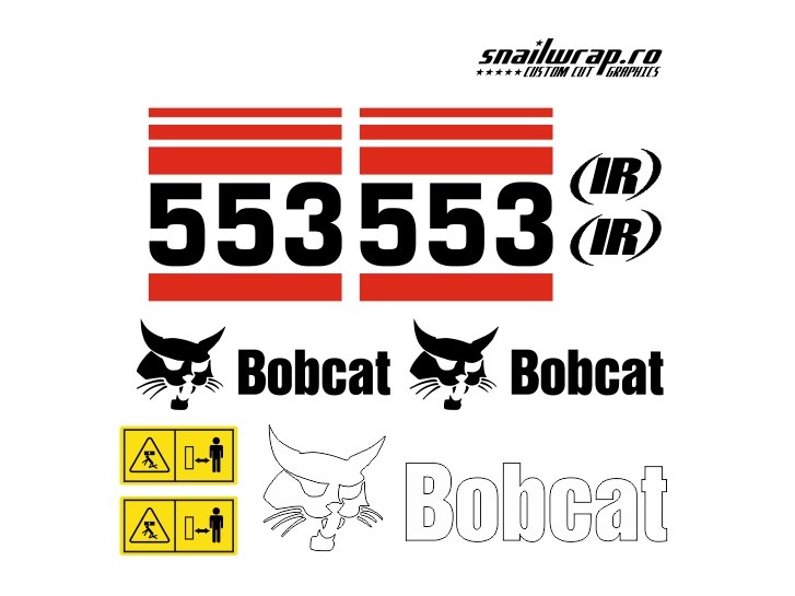 Stickere autocolante Bobcat 553