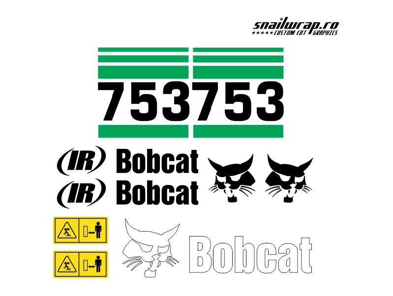 Stickere autocolante Bobcat 753