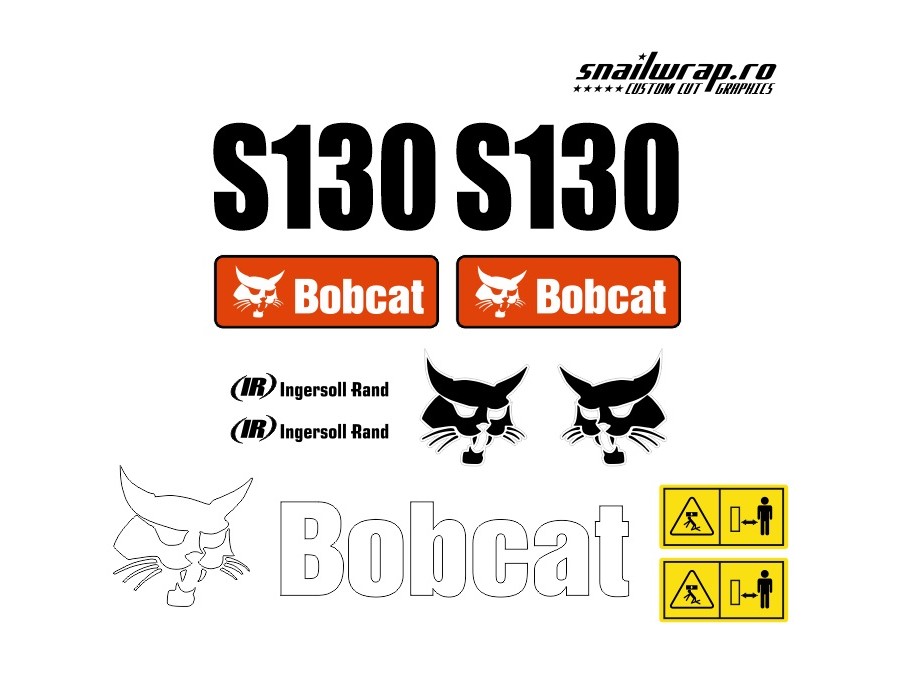 Stickere autocolante Bobcat S130