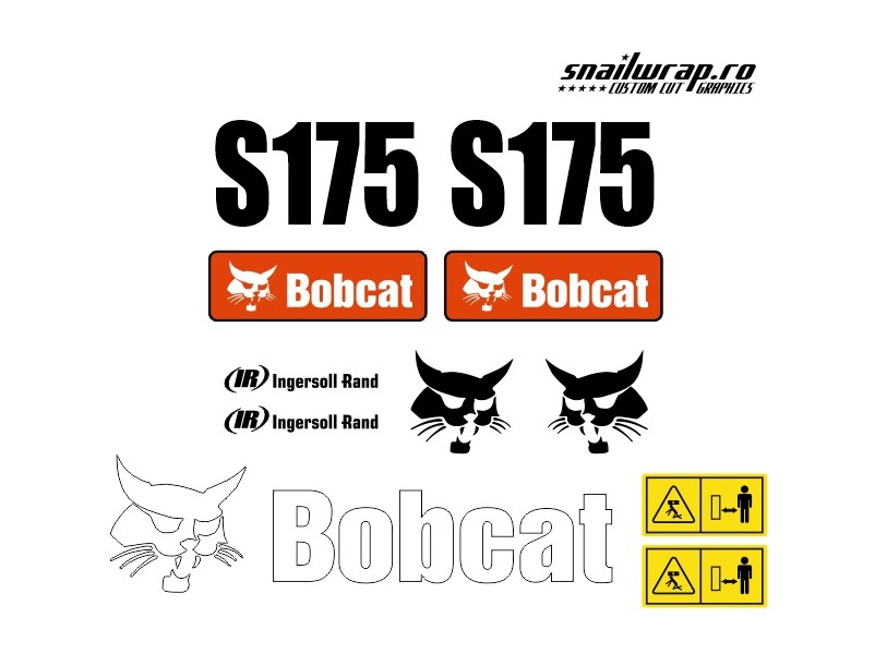 Stickere autocolante Bobcat S175