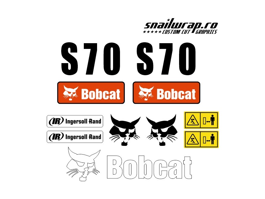 Stickere autocolante Bobcat S70